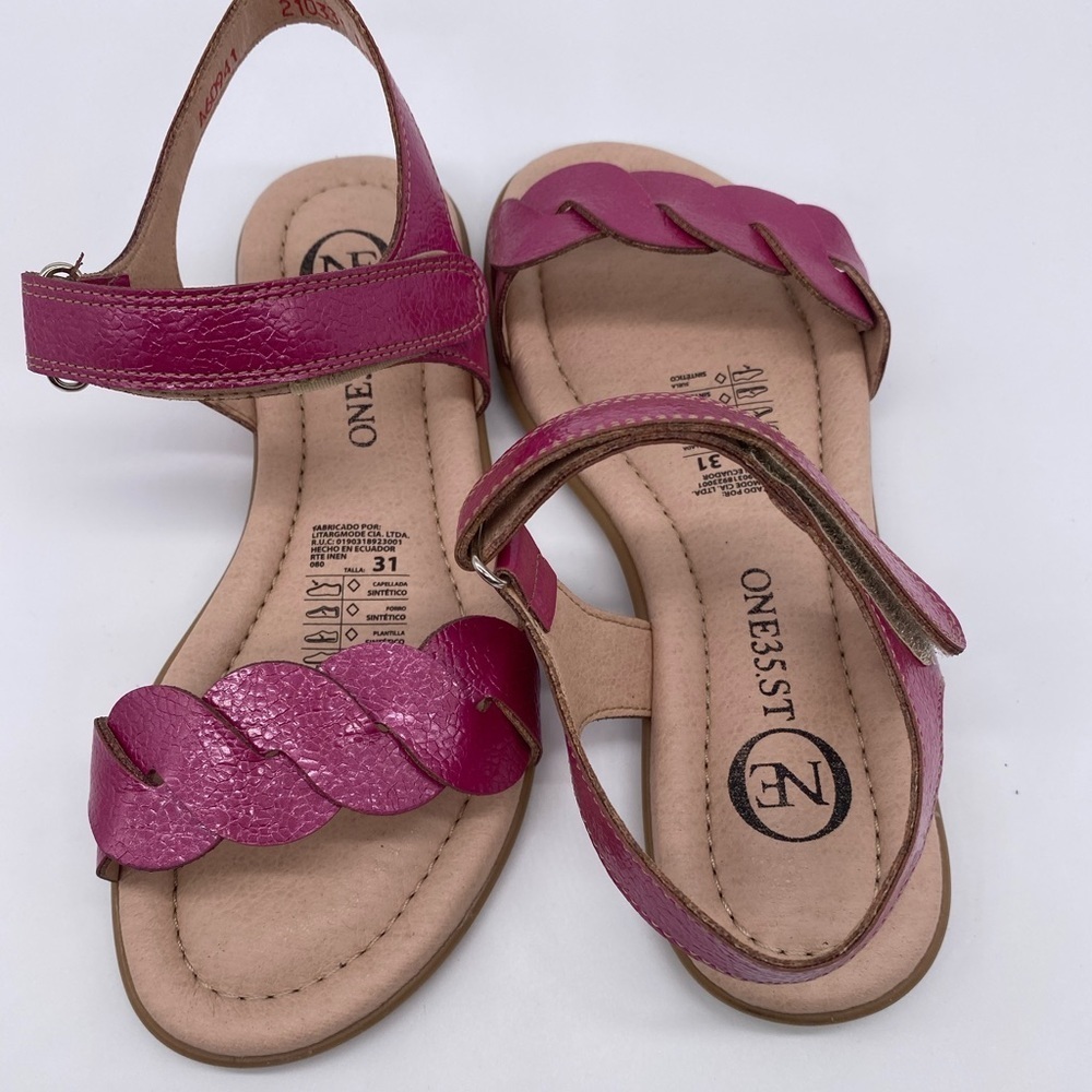 One35 Ankle Strap Pink Summer Sandals